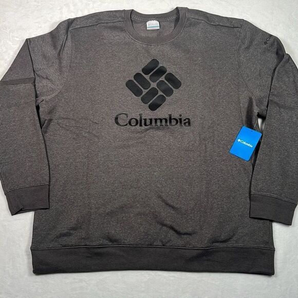 Columbia‎ Men’s Trek Fleece Logo Crewneck warm comfortable pullover Men XXL NWT - Picture 1 of 6